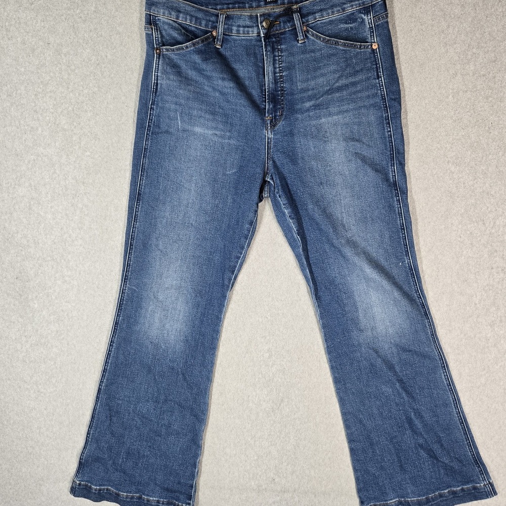 GAP Women Jeans 16/33 Blue Denim 1969 Flare 31" Inseam
